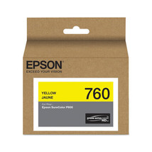 EPSON - CLOSED PRINTERS AND INK T760420 T760 ULTRACHROME HD YELLOW INK - £69.69 GBP