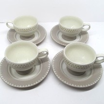 Mikasa Stone Craft &quot;Ventura&quot; Set Of 4 Cups And 4 Saucers  - £30.56 GBP