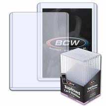BCW 3X4 Thick Card Topload Holder 197 PT Toploader (10) Per Pack Sports Gaming - £6.49 GBP