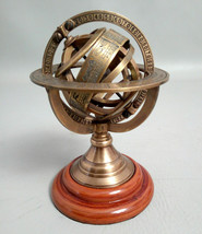 Antique Brass Tabletop Armillary Nautical Sphere Globes handmade Maritime gift - £26.74 GBP