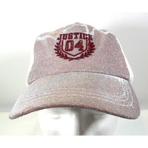 Justice Pink Shimmering Sparkle Pony Tail Ball Cap Hat - £5.41 GBP