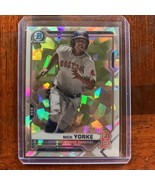 2022 Bowman Chrome Scouts Top 100 CRACKED ICE ATOMIC REFRACTOR Nick Yorke - £15.79 GBP