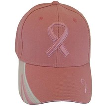 Breast Cancer Awareness BCA Pink Ribbon Baseball Cap (Hot Pink) - £12.02 GBP