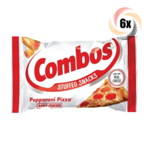 6x Bags Combos Baked Snacks Pepperoni Pizza Stuffed Crackers 1.7oz Fast ... - £11.89 GBP