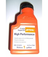 1 High Performance 2 cycle Engine Oil 2.6 oz MAKE 1 Gallon STIHL 0781-31... - $22.31