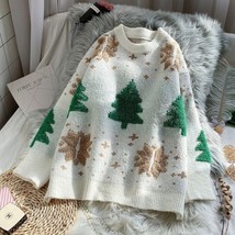 Sweater women's loose autumn and winter new Korean version of the wild retro pul - $104.98