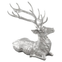 Standing Reindeer Statue Aluminum Deer Sculpture for Indoors Christmas Decor-Sil - €118,77 EUR