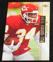 1993 Upper Deck Dale Carter 55, Kansas City Chiefs, NFL Football Sports Card, A+ - £10.17 GBP