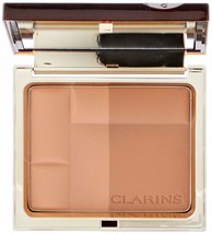 Clarins Bronzing Duo Mineral Powder Compact -03 Dark 0.35oz unboxed - £11.25 GBP