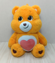 Care Bears Tenderheart Bear 13" 2020 plush teddy basic Fun orange pink h... - $9.89
