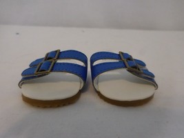 American Girl Bitty Baby Twins Fun In The Sun Blue Sandals Only - $13.88