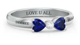 Personalized College Class Ring,School Ring,Graduation Ring,High School ring - £127.89 GBP