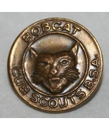 Vintage BOBCAT BSA Boy Scouts Of America CUB SCOUT Uniform Pin - $276.61 MXN