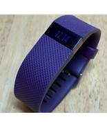 Fitbit Charge FB405 Black Purple Sports Watch Hours Fitness Activity Tra... - £12.02 GBP