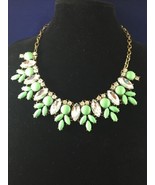 Mint &amp; Rhinestone Necklace 20” - $3.86