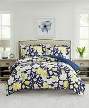 Mytex Aster Floral 3-PC. Reversible Full/Queen Comforter Set - £55.95 GBP