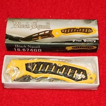 NEW Black Squall pocket knife, in box yellow - $9.70