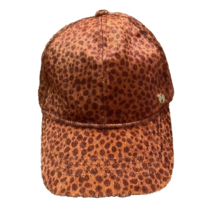 Vince Camuto Animal Print Faux Fur Cap Hat Womens One Size  Copper Brown - £11.16 GBP