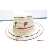 Womens WESTERN WOVEN STRAW HAT CACTUS DESIGNS - £16.07 GBP