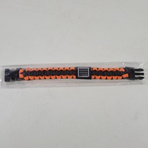 Loot Crate Bracelet Survival Paracord March 2015 Covert Spy Orange Black  - £9.48 GBP