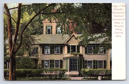 Postcard &quot;The Wayside&quot; Hawthorne&#39;s Residence Concord Massachusetts MA Sidney - £2.80 GBP