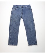 Vintage Y2K Wrangler Mens 40x32 Distressed Wide Leg Bootcut Denim Jeans ... - €46,86 EUR