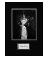 Jacqueline Kennedy Original Signature Card &amp; Museum Framed Ready to Display - £1,882.90 GBP