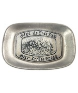 Give Us This Day Our Daily Bread Pewter Tray The Olde Bradford Co Troy, ... - $6.73