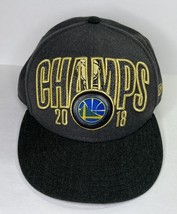 Golden State Warriors Snap Back Hat 2018 Basketball NBA Champs Reflective - $12.49