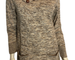Eight Eight Eight Women&#39;s Cowl Neck Tunic Sweater Brown Medium - £18.97 GBP