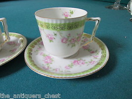 HOHENZOLLERN GERMANY 1950s pair of coffee cup and saucers, stamped ORIG [*99] - £51.28 GBP