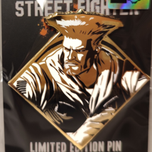 Street Fighter Guile Limited Edition Collectible Enamel Pin Official Capcom Pin - £13.91 GBP