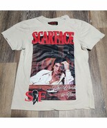 Scarface T-Shirt Men’s S Tony Montana Al Pacino Cream Off-White Tee Reason - €8,52 EUR