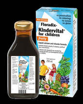 Kindervital for Children Liquid Calcium and vitamin D FRUITY Formula 250ml - $15.00