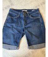 Levi’s Women’s Cuffed Bermuda Denim Jean Shorts - Size 10 (30W x 9.75L) - £19.74 GBP