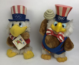 2 x SAM The Olympic Eagle Los Angeles Mascot 80/84 Plush #8330 Weightlifting + - £14.38 GBP