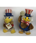 2 x SAM The Olympic Eagle Los Angeles Mascot 80/84 Plush #8330 Weightlif... - £14.14 GBP