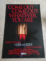 HIDE AND SEEK - MOVIE POSTER STARING ROBERT DE NIRO AND DAKOTA FANNING - $20.00