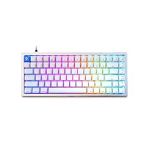 Gk84 Arctic 75% Wired Detachable Usb-C Mechanical Keyboard Hot Swap With... - $176.99