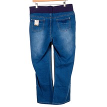 Hybrid &amp; Company Maternity Jeans 1X Womens New Bootcut Stretch Blue Pockets - £15.84 GBP