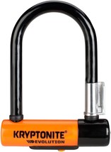 Kryptonite Evolution Mini-5 13Mm U-Lock Bicycle Lock With, U Bracket , Black - £67.93 GBP