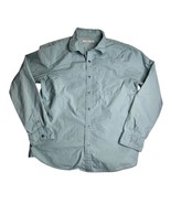 Outerknown Studio Shirt Pocket Washed Green Button Shirt Men&#39;s Size Medium - $34.60