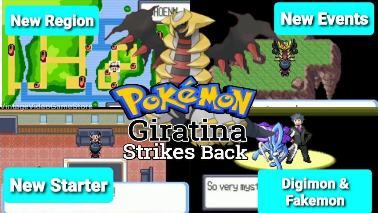 Primary image for Pokemon Giratina Strikes Back GBA Rare GameBoy Advance Game Cartridge Custom ROM