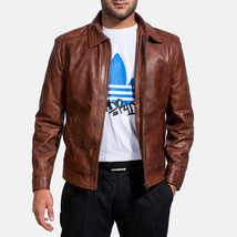 LE Inferno Brown Leather Jacket  - £108.85 GBP+