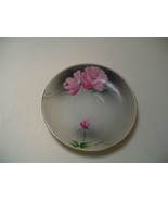 Small Saucer Plate Hand Painted Nippon China Pink Roses with stems - $321.04 MXN