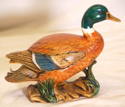 Ceramic Drake Mallard Duck Bird Figurine - £13.19 GBP