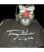 Timmy Woods Holiday Ornament Poinsettia Purse, New - $3,956.58 MXN