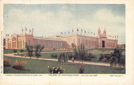 St Louis~Louisiana Purchase EXPOSITION-PALACE Of HORTICULTURE~1904 Postcard - £6.73 GBP