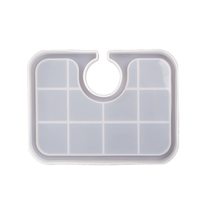 Party Decoration Snack Breakfast Crystal Silicone Molds Tea Plate Tray Resin Mol - £11.87 GBP