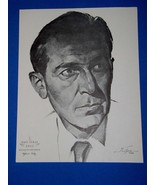 Paul Lukas Academy Award Oscar Portrait Print Vintage 1962 Volpe Watch O... - $227.89 MXN